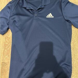 Adidas Men's Dark Blue Polo Shirt Size Medium